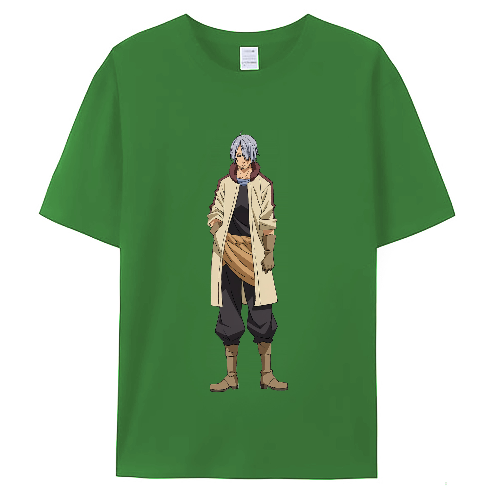 （画像用） 転スラ Regarding Reincarnated to Slime レディースカジュアルプリントTシャツ（綿100％）